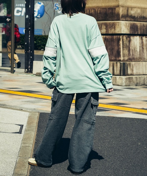 BILLABONG(ビラボン)の「【直営店限定】BILLABONG メンズ R SLEEVE LINE ロンT 【2026年春夏モデル】/ビラボン袖ライン柄長袖ロンT(Tシャツ/カットソー・メンズ・グリーン系その他/ホワイト/アイボリー/ブラック・LARGE/X-LARGE/MEDIUM)」の7枚目の写真