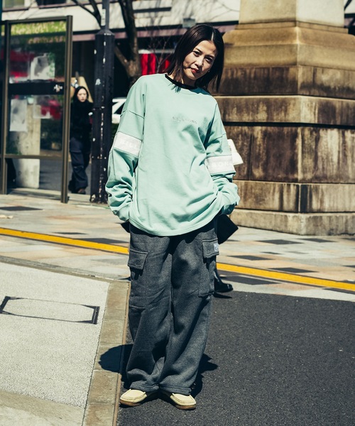 BILLABONG(ビラボン)の「【直営店限定】BILLABONG メンズ R SLEEVE LINE ロンT 【2026年春夏モデル】/ビラボン袖ライン柄長袖ロンT(Tシャツ/カットソー・メンズ・グリーン系その他/ホワイト/アイボリー/ブラック・LARGE/X-LARGE/MEDIUM)」の5枚目の写真