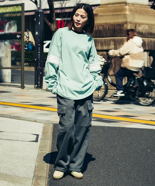 BILLABONG(ビラボン)の「【直営店限定】BILLABONG メンズ R SLEEVE LINE ロンT 【2026年春夏モデル】/ビラボン袖ライン柄長袖ロンT(Tシャツ/カットソー・メンズ・グリーン系その他/ホワイト/アイボリー/ブラック・LARGE/X-LARGE/MEDIUM)」の6枚目の写真