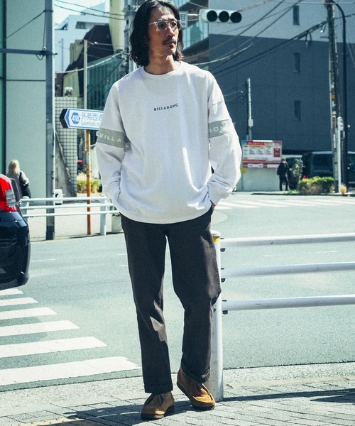 BILLABONG(ビラボン)の「【直営店限定】BILLABONG メンズ R SLEEVE LINE ロンT 【2026年春夏モデル】/ビラボン袖ライン柄長袖ロンT(Tシャツ/カットソー・メンズ・グリーン系その他/ホワイト/アイボリー/ブラック・LARGE/X-LARGE/MEDIUM)」の20枚目の写真
