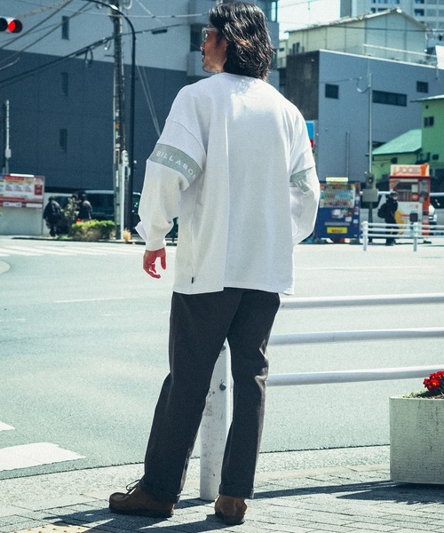 BILLABONG(ビラボン)の「【直営店限定】BILLABONG メンズ R SLEEVE LINE ロンT 【2026年春夏モデル】/ビラボン袖ライン柄長袖ロンT(Tシャツ/カットソー・メンズ・グリーン系その他/ホワイト/アイボリー/ブラック・LARGE/X-LARGE/MEDIUM)」の21枚目の写真