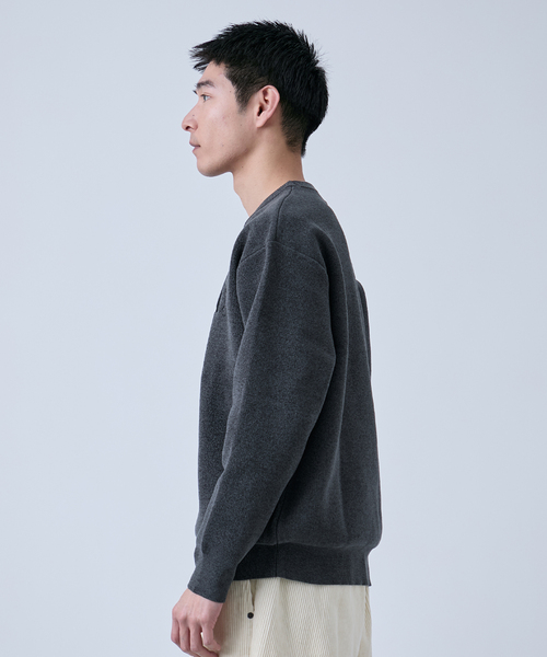 B.C STOCK(ベーセーストック)の「モール アソートロゴ クルーネックニット(ニット/セーター・メンズ・ブルー系その他/チャコールグレー/ボルドー/ホワイト・LARGE/MEDIUM)」の7枚目の写真