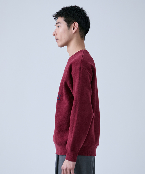 B.C STOCK(ベーセーストック)の「モール アソートロゴ クルーネックニット(ニット/セーター・メンズ・ブルー系その他/チャコールグレー/ボルドー/ホワイト・LARGE/MEDIUM)」の19枚目の写真