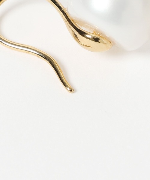 Andemiu(アンデミュウ)の「タンスイパールピアス/イヤリング644449(イヤリング・レディース・アイボリー/ホワイト系その他・FREE)」の12枚目の写真