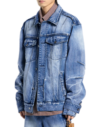 VONVAT（ヴォンバト）の「Blessed Overfit Denim Jacket (Indigo)（デニムジャケット）」