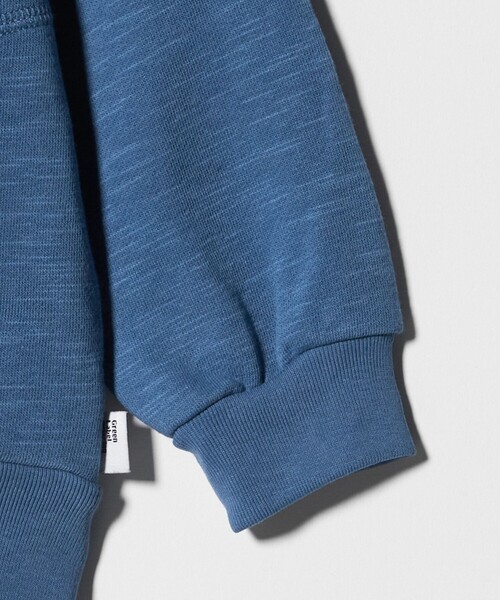 green label relaxing（グリーンレーベルリラクシング）の「裏毛 Vネック カーディガン / キッズ  100cm-160cm（カーディガン/ボレロ・キッズ・ベージュ/コバルトブルー/ブラック・130cm/120cm/100cm/140cm/110cm/150cm/160cm）」の9枚目の写真