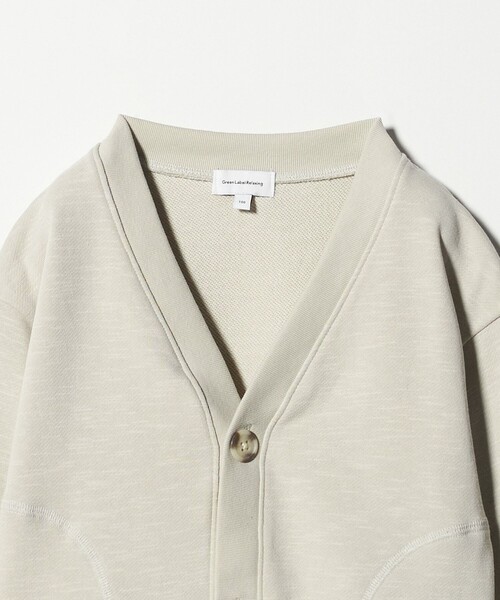 green label relaxing（グリーンレーベルリラクシング）の「裏毛 Vネック カーディガン / キッズ  100cm-160cm（カーディガン/ボレロ・キッズ・ベージュ/コバルトブルー/ブラック・130cm/120cm/100cm/140cm/110cm/150cm/160cm）」の19枚目の写真