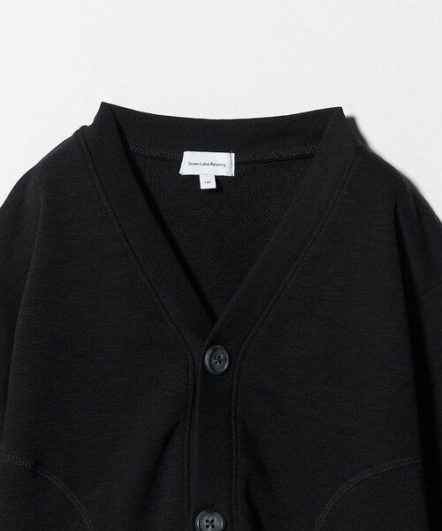 green label relaxing（グリーンレーベルリラクシング）の「裏毛 Vネック カーディガン / キッズ  100cm-160cm（カーディガン/ボレロ・キッズ・ベージュ/コバルトブルー/ブラック・130cm/120cm/100cm/140cm/110cm/150cm/160cm）」の14枚目の写真