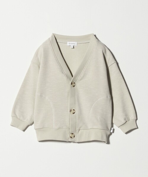 green label relaxing（グリーンレーベルリラクシング）の「裏毛 Vネック カーディガン / キッズ  100cm-160cm（カーディガン/ボレロ・キッズ・ベージュ/コバルトブルー/ブラック・130cm/120cm/100cm/140cm/110cm/150cm/160cm）」の16枚目の写真