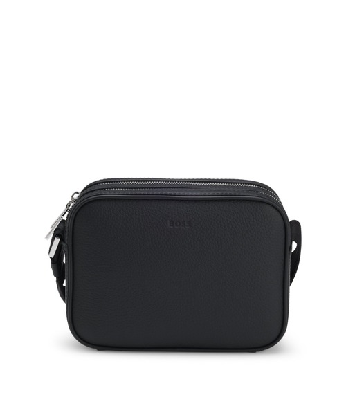 美品　牛革製　エンボス加工レザー ボディバッグ 黒 GG (新品） グッチ GUCCI GGエンボス ベルトバッグ ボディバッグ