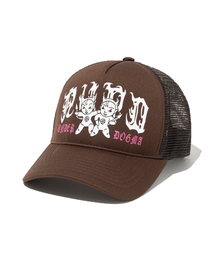 NOT4NERD（ノットフォーナード）の「2Devils Trucker Ball Cap - Brown（キャップ）」