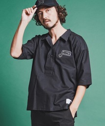 mhs2488-half sleeve skipper shirt スキッパーシャツ(7726S020)