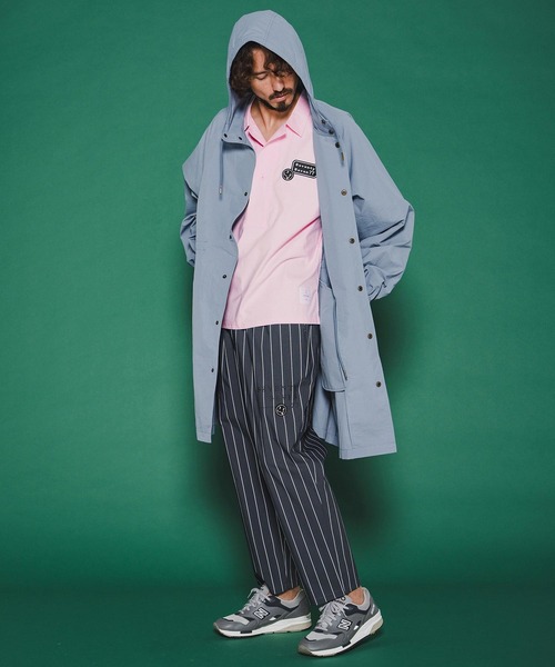 seventy seven(セブンティセブン)の「mhs2488-half sleeve skipper shirt スキッパーシャツ(7726S020)(シャツ/ブラウス・メンズ・ピンク/ホワイト/ブラック・XL/L/M/S)」の8枚目の写真