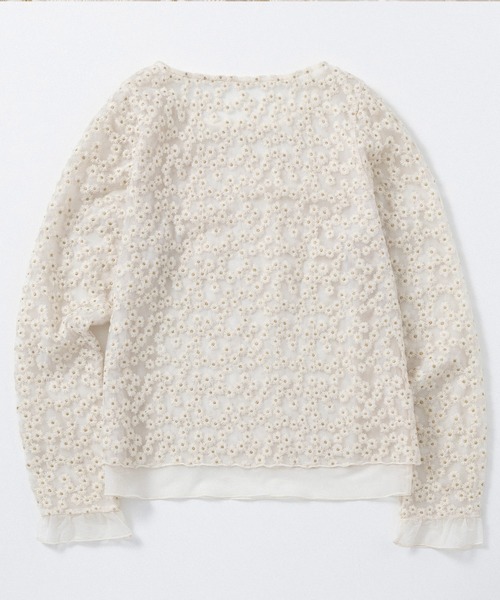 AJUGA.(アジュガ)の「シアージャガードフラワーカットソー(Tシャツ/カットソー・レディース・ブラック・S)」の16枚目の写真
