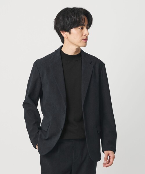 BEAUTY&YOUTH UNITED ARROWS(ビューティーアンドユースユナイテッドアローズ)の「ブラッシュド ツイル 2B コンフォート ジャケット セットアップ対応可能(テーラードジャケット・メンズ・ダークグレー/ネイビー・M/L/XL/S)」の2枚目の写真