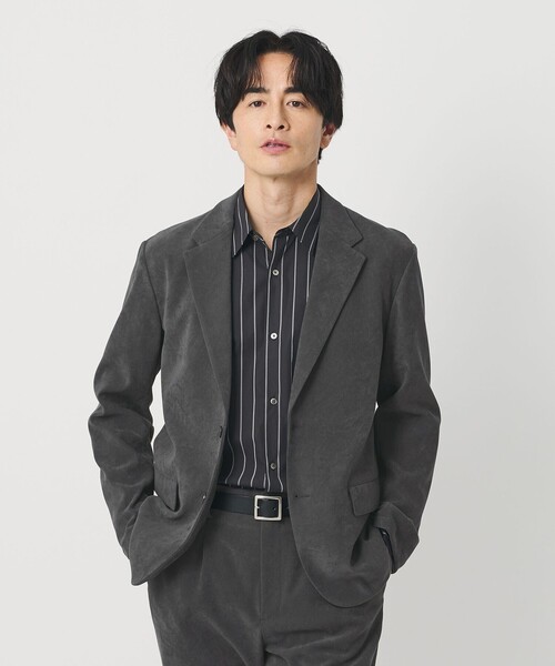 ブラッシュド ツイル 2B コンフォート ジャケット セットアップ対応
