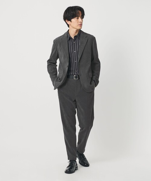 ブラッシュド ツイル 2B コンフォート ジャケット セットアップ対応