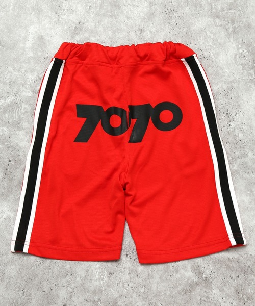DILASH(ディラッシュ)の「【ドライジャージ】 7070ロゴハーフパンツ(その他パンツ・キッズ・ブラック/ターコイズブルー/レッド・130/120/110/100/90/80/140)」の17枚目の写真