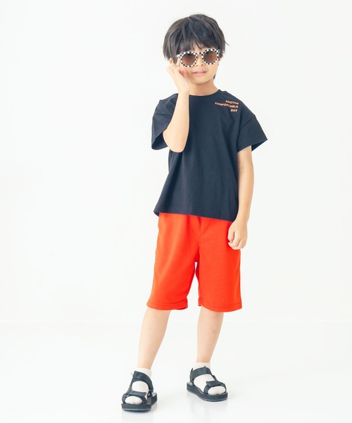 DILASH(ディラッシュ)の「【ドライジャージ】 7070ロゴハーフパンツ(その他パンツ・キッズ・ブラック/ターコイズブルー/レッド・130/120/110/100/90/80/140)」の5枚目の写真