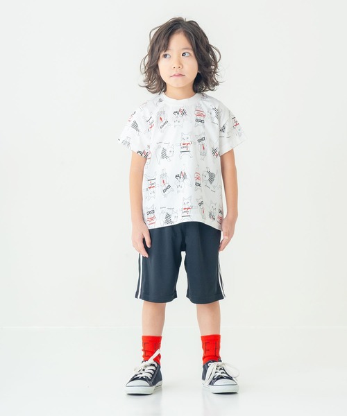 DILASH(ディラッシュ)の「【ドライジャージ】 7070ロゴハーフパンツ(その他パンツ・キッズ・ブラック/ターコイズブルー/レッド・130/120/110/100/90/80/140)」の9枚目の写真