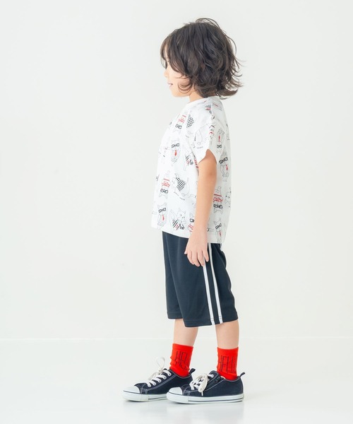 DILASH(ディラッシュ)の「【ドライジャージ】 7070ロゴハーフパンツ(その他パンツ・キッズ・ブラック/ターコイズブルー/レッド・130/120/110/100/90/80/140)」の8枚目の写真