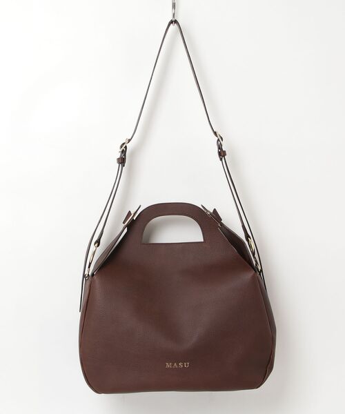 MASU（エムエーエスユー）の「【M A S U】TRUFFE BAG（ショルダーバッグ・メンズ・ブラック/ブラウン・FREE）」の2枚目の写真
