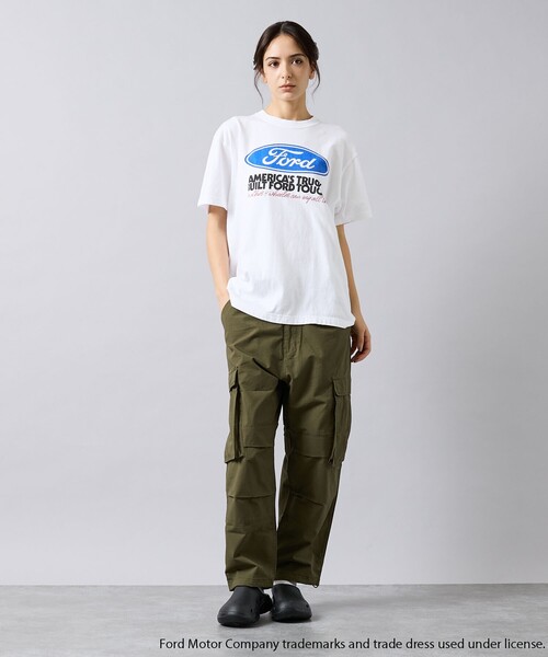 GOOD ROCK SPEED（グッドロックスピード）の「【GOOD ROCK SPEED / グッドロックスピード】FORD ロゴプリント/FORD Ringer /CARグラフィック/ユニセックス（Tシャツ/カットソー・メンズ・ネイビー/ホワイト系その他/ホワイト系その他2・M/L/XL）」の21枚目の写真