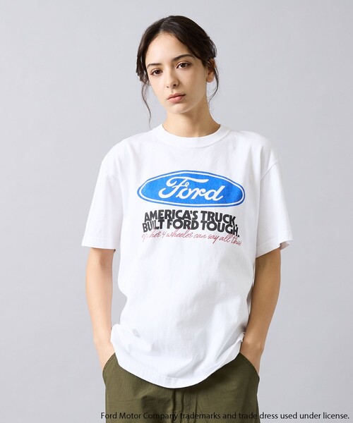 GOOD ROCK SPEED（グッドロックスピード）の「【GOOD ROCK SPEED / グッドロックスピード】FORD ロゴプリント/FORD Ringer /CARグラフィック/ユニセックス（Tシャツ/カットソー・メンズ・ネイビー/ホワイト系その他/ホワイト系その他2・M/L/XL）」の22枚目の写真