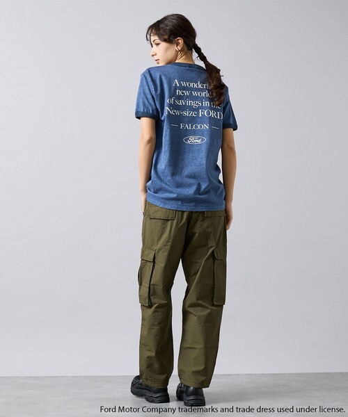 GOOD ROCK SPEED（グッドロックスピード）の「【GOOD ROCK SPEED / グッドロックスピード】FORD ロゴプリント/FORD Ringer /CARグラフィック/ユニセックス（Tシャツ/カットソー・メンズ・ネイビー/ホワイト系その他/ホワイト系その他2・M/L/XL）」の16枚目の写真