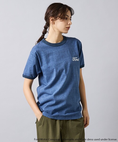 GOOD ROCK SPEED（グッドロックスピード）の「【GOOD ROCK SPEED / グッドロックスピード】FORD ロゴプリント/FORD Ringer /CARグラフィック/ユニセックス（Tシャツ/カットソー・メンズ・ネイビー/ホワイト系その他/ホワイト系その他2・M/L/XL）」の18枚目の写真
