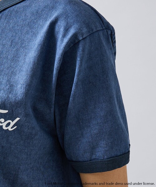 GOOD ROCK SPEED（グッドロックスピード）の「【GOOD ROCK SPEED / グッドロックスピード】FORD ロゴプリント/FORD Ringer /CARグラフィック/ユニセックス（Tシャツ/カットソー・メンズ・ネイビー/ホワイト系その他/ホワイト系その他2・M/L/XL）」の13枚目の写真