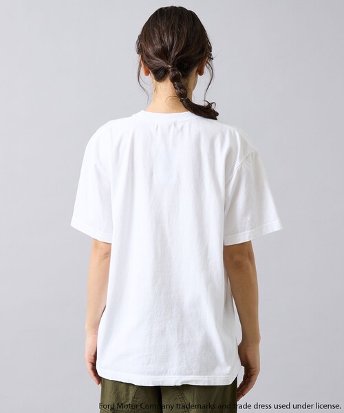 GOOD ROCK SPEED（グッドロックスピード）の「【GOOD ROCK SPEED / グッドロックスピード】FORD ロゴプリント/FORD Ringer /CARグラフィック/ユニセックス（Tシャツ/カットソー・メンズ・ネイビー/ホワイト系その他/ホワイト系その他2・M/L/XL）」の8枚目の写真