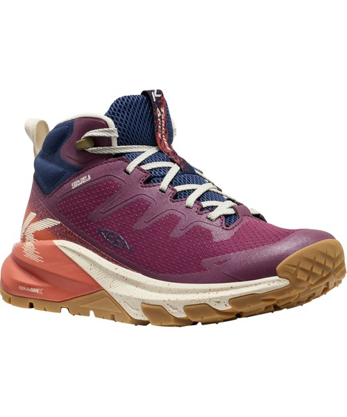 KEEN（キーン）の「TARGHEE APEX MID WP / ターギー エイペックス ミッド ウォータープルーフ / レディース ブーツ（ブーツ・レディース・ワインレッド・23cm/23.5cm/24.5cm/25cm/24cm）」の5枚目の写真