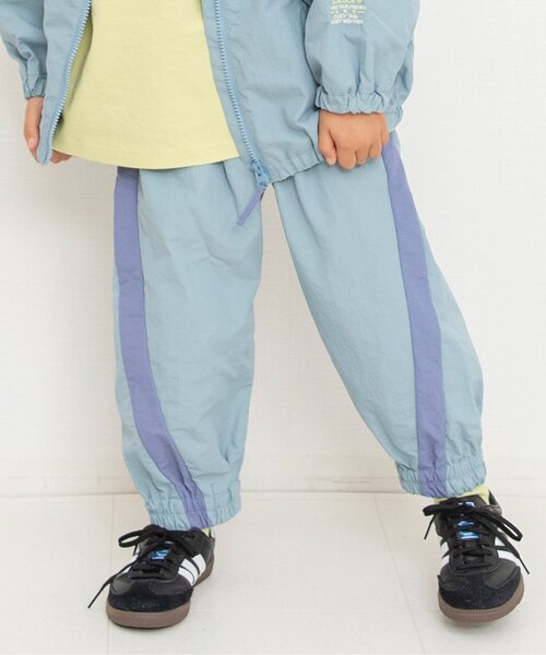 BREEZE（ブリーズ）の「ラインアクティブ ナイロンパンツ_セットアップ可_ジュニア対応（その他パンツ・キッズ・ベージュ/オレンジ/ブラック/サックスブルー・110/100/80/90/130/150/120/140）」の3枚目の写真