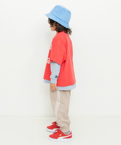 BREEZE(ブリーズ)の「【セットアップ可】ラインアクティブ ナイロンワイドパンツ(その他パンツ・キッズ・ベージュ/オレンジ/ブラック/サックスブルー・110/100/80/90/130/150/120/140)」の7枚目の写真