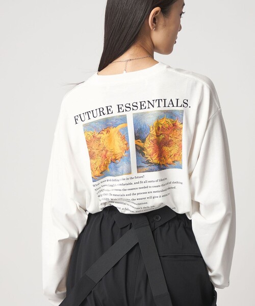CITEN(シテン)の「<CITEN>ファインアートロンT(Tシャツ/カットソー・レディース・その他2/その他1/ブラック・S/M)」の3枚目の写真