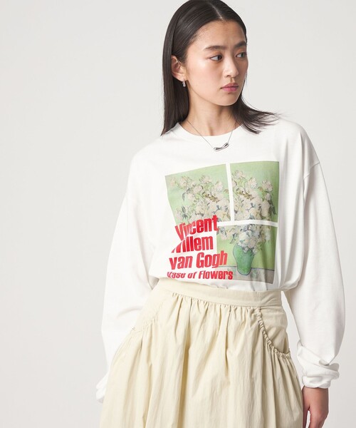 CITEN(シテン)の「<CITEN>ファインアートロンT(Tシャツ/カットソー・レディース・その他2/その他1/ブラック・S/M)」の4枚目の写真