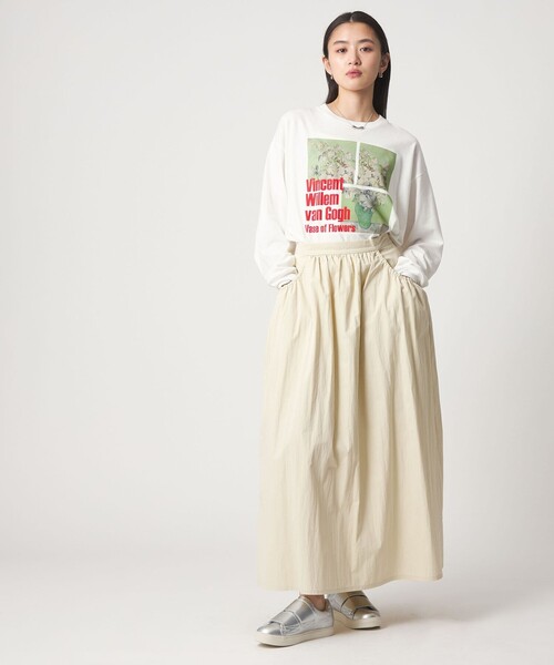 CITEN(シテン)の「<CITEN>ファインアートロンT(Tシャツ/カットソー・レディース・その他2/その他1/ブラック・S/M)」の5枚目の写真