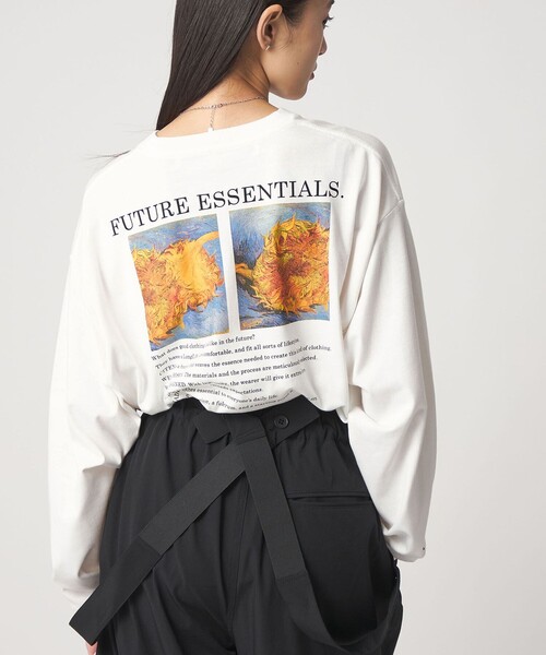 CITEN(シテン)の「<CITEN>ファインアートロンT(Tシャツ/カットソー・レディース・その他2/その他1/ブラック・S/M)」の9枚目の写真