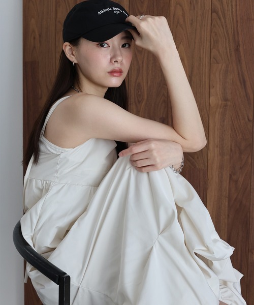 J by blue(ジェイバイブルー)の「ランダムタックバルーンキャミワンピース(ワンピース・レディース・アイボリー/ブラック・MEDIUM)」の13枚目の写真