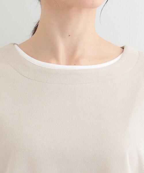 SHOO・LA・RUE（シューラルー）の「【2点セット】体型カバーにも ポンチョ風 スエードトップス+ロンT（その他トップス・レディース・アイボリー/ブラウン系その他/ライトグレー・02/03/04）」の19枚目の写真