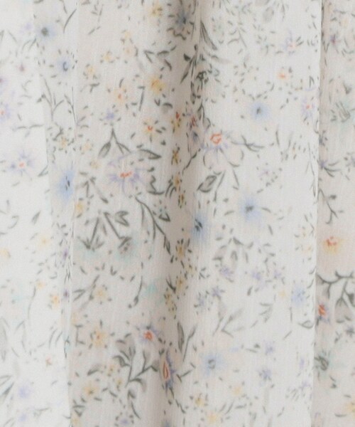 couture brooch（クチュールブローチ）の「【洗える・着映え】楊柳小花シャーリングワンピース（ワンピース・レディース・アイボリー系/ブルー系5/ブラック系・42/40/38/36）」の13枚目の写真