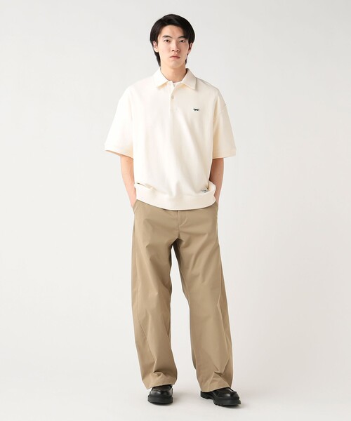 PENNEYS(ぺニーズ)の「【EXCLUSIVE】PENNEY'S / FOX スウェット ポロシャツ(6/18値下げ・ユニセックス)(ポロシャツ・メンズ・ナチュラル/ライトグレー・SMALL/MEDIUM/LARGE)」の4枚目の写真