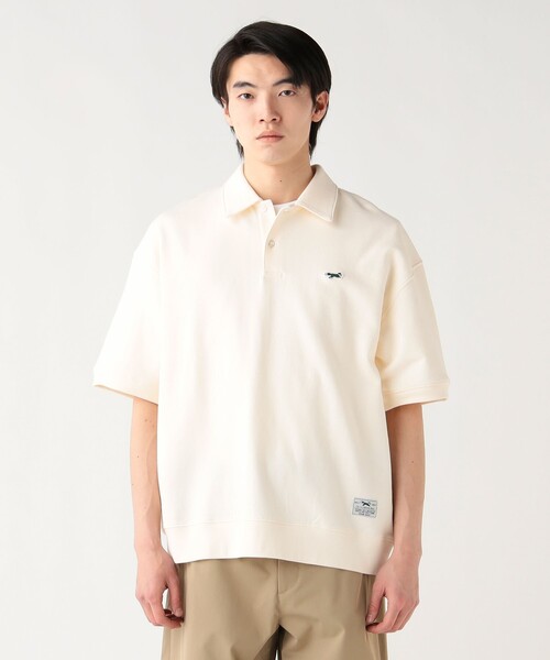 PENNEYS(ぺニーズ)の「【EXCLUSIVE】PENNEY'S / FOX スウェット ポロシャツ(6/18値下げ・ユニセックス)(ポロシャツ・メンズ・ナチュラル/ライトグレー・SMALL/MEDIUM/LARGE)」の5枚目の写真