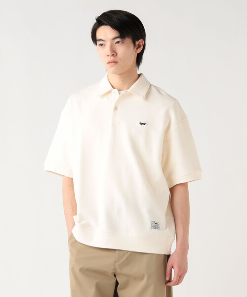 PENNEYS(ぺニーズ)の「【EXCLUSIVE】PENNEY'S / FOX スウェット ポロシャツ(6/18値下げ・ユニセックス)(ポロシャツ・メンズ・ナチュラル/ライトグレー・SMALL/MEDIUM/LARGE)」の6枚目の写真