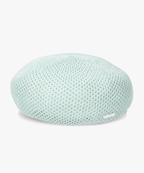 arth(アース)の「arth Linen Mesh Beret / アース(ハンチング/ベレー帽・レディース・パープル/ブラック/ライトブルー・M/57.5cm)」の3枚目の写真
