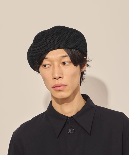 arth(アース)の「arth Linen Mesh Beret / アース(ハンチング/ベレー帽・レディース・パープル/ブラック/ライトブルー・M/57.5cm)」の16枚目の写真