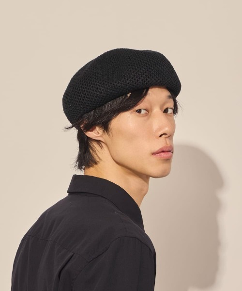 arth(アース)の「arth Linen Mesh Beret / アース(ハンチング/ベレー帽・レディース・パープル/ブラック/ライトブルー・M/57.5cm)」の17枚目の写真
