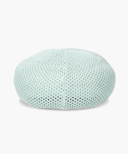 arth(アース)の「arth Linen Mesh Beret / アース(ハンチング/ベレー帽・レディース・パープル/ブラック/ライトブルー・M/57.5cm)」の8枚目の写真