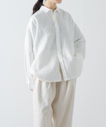 かぐれ | リネンレギュラーボックスシャツ(シャツ/ブラウス)